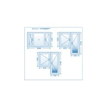 Окна 2-ком квартира П-30 ТИП2 Стоимость Стандарт