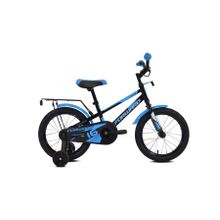 Детский велосипед FORWARD Meteor 18 черный синий (2020)