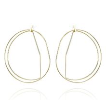 Серьги-гвоздики с позолотой (арт. 79261-1)