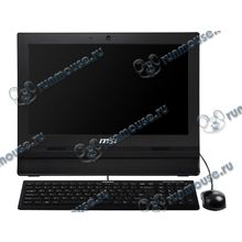 Моноблок MSI "Pro 16 7M-018RU" (Celeron 3865U-1.80ГГц, 4ГБ, 500ГБ, HDG, LAN, WiFi, BT, WebCam, 15.6" 1366x768, FreeDOS) + клавиатура + мышь [142110]