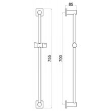 Душевая штанга BelBagno Carin (CAR-SA-CRM)