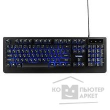 Гарнизон Клавиатура игровая GK-310G черный USB, металл, синяя подсветка, код "Survarium", антифант