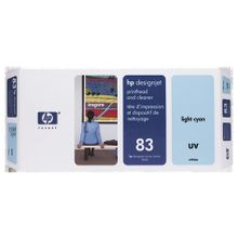 hewlett packard (hp 83 light cyan uv printhead and printhead cleaner) c4964a