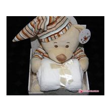 Arya Плед ДетскийС Игрушками  Lovely Bear Коричневый (75x75 см.)