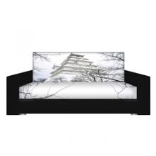 Диван японский стиль 10 флок фото-принт 120 ППУ