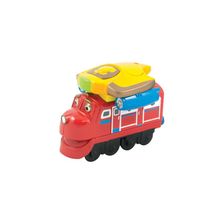 Chuggington LC54046 Чаггингтон Die-Cast, Паровозик Уилсон с реактивным двигателем (со светом и звуком)