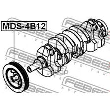 Шкив Коленвала 4b12 Mitsubishi Lancer Cy Cz# 2007.03-2013.02 [Eur] Febest арт. MDS4B12