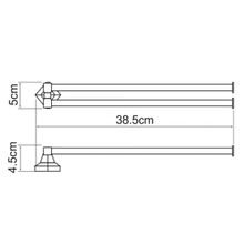 WasserKRAFT Держатель полотенец рога Aller K-1131