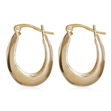 Серьги-кольца под золото (арт. 81352-2)