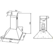 Каминная вытяжка Schaub Lorenz SLD WB6500