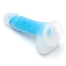 So divine Голубой фаллоимитатор-реалистик So Divine Blue Mamba Dildo - 19 см. (голубой)