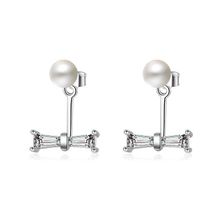 Серьги-гвоздики c посеребрением (арт. 82125-9)