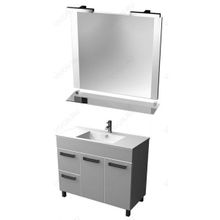 Triton Тумба с раковиной Ника 120 L белая