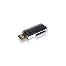 USB Flash 4Гб TRANSCEND Jetflash 560, черный+ серебристый (TS4GJF560) (18 Мб с - 6 Мб с) USB2.0 Ret