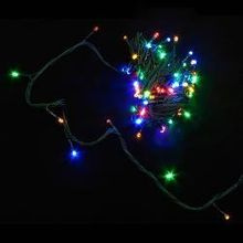 SHLights Гирлянда светодиодная, 100 LED, универсальная, 10м, 8 режимов мигания, мульти (LD100C-GM)