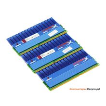 Память DDR3 6144Mb (pc-14400) 1800MHz Kingston HyperX, Kit of 3 &lt;Retail&gt; (KHX1800C9D3T1K3 6GX)