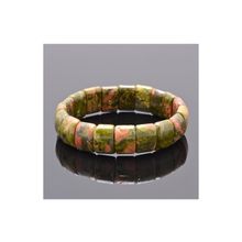 Бусики-Колечки Браслет Яшма "Клеопатра" арт. бНЯШ-2(15-10)-18-5