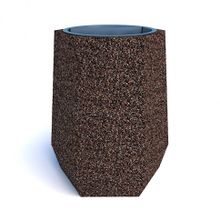 Урна бетонная Брест мини (Питерский гравий)