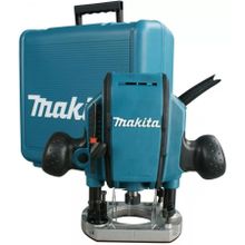 Фрезер Макита RP 0900 K, Фрезер, 900 Вт, 27000 об мин, цанга 6- 8 мм, глубина обработки 0-35мм, 2,7 кг. Кейс.