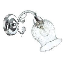 Бра декоративное ZOE хром стекло хрусталь E14 1*60W 220V 3257 1W