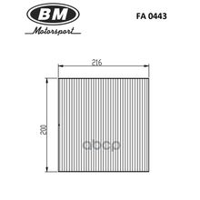 Фильтр Салона BM-Motorsport арт. FA0443