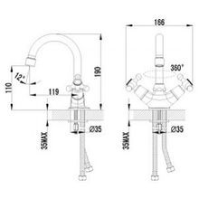 Смеситель Lemark plus Harmony LM1407C для раковины