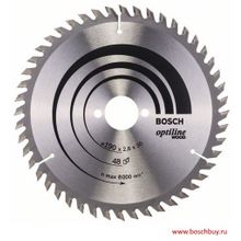 Bosch Пильный диск Bosch Optiline Wood 190х30 мм 48WZ (2608640617 , 2.608.640.617)