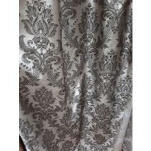 Портьерная ткань для штор Дамаск 3772, коричневый