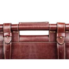 Стильный кожаный рюкзак Кельт коричневый