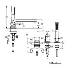 Смеситель для ванны Kludi E2 (494470575) на борт