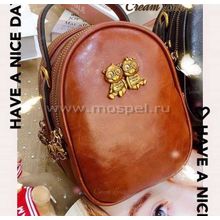 Маленькая сумочка Два медведя рыжая