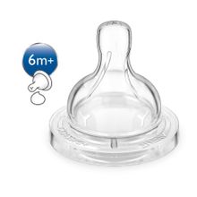 Соска Avent Classic+ для густых смесей, 2 шт., 6+, арт. 80627