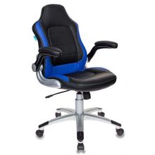 Viking-1 BL+Blue  Кресло игровое (искусственная кожа)