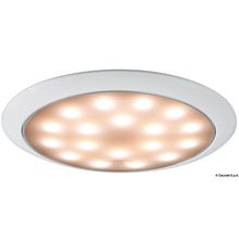 Osculati Day Night LED ceiling light recessless white SS, 13.408.11
