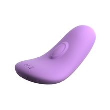 Фиолетовый компактный вибростимулятор Remote Silicone Please-Her сиреневый