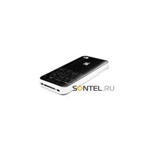 Силиконовый чехол для iPhone 4 (чехол+защитная пленка), белый, Dexim DLA156W