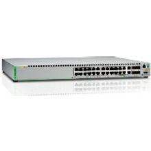 at-gs924mpx-50 (Коммутатор gigabit ethernet managed switch with 24  10 100 1000t poe ports, 2 sfp copper combo ports, 2 sfp sfp+ uplink slots, single fixed ac power supply)