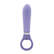 Dream Toys Фиолетовый анальный вибратор GOOD VIBES RING-G SMOOTH - 15,5 см. (фиолетовый)