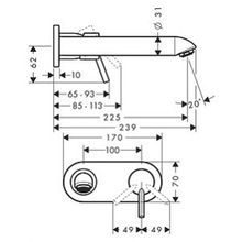 Смеситель Hansgrohe Talis 31611000 для раковины