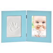 Innova Фоторамка Innova PI07886 Фоторамка 13*18 + набор для лепки Baby Keepsake photo and imprint kit голубая, МДФ Б0032002 ID - 266698