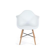 Tetchair Кресло CINDY (EAMES) (mod. 919), белый white with natural legs
