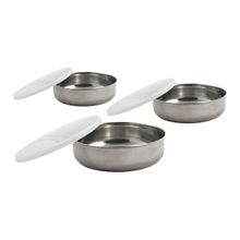 Набор мисок COMFORTIKA пищевая нержавеющая сталь 0,5л 0,7л 1,1л (3 шт.)