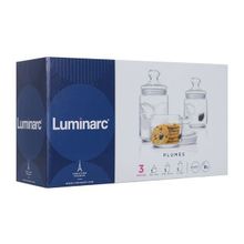 Набор банок Luminarc PLUMES 3 шт. N5741
