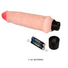 Bior toys Вибратор телесного цвета  Realistic Cock Vibe - 15,5 см.