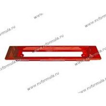 Рамка катафот заднего номерного знака 21099 вид2 красная
