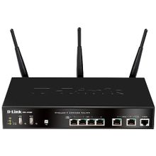 Беспроводной межсетевой экран D-Link DSR-1000N с поддержкой VPN, 802.11n, с 2 портами WAN, 4 портами LAN 10 100 1000Base-TX