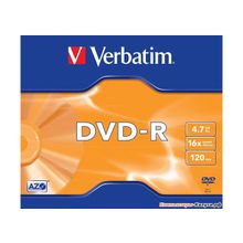 Диски DVD-R 4.7Gb Verbatim 16х  Slim  &lt;43655547557&gt;