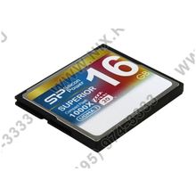 Silicon Power [SP016GBCFC1K0V10] CompactFlash Card 16Gb 1000x