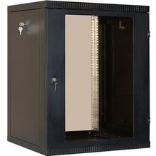 NT WALLBOX PRO 15-66 B Шкаф 19&#34; настенный, двухсекционный, чёрный, 15U 600*660, дверь стекло-металл