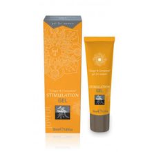 Shiatsu Возбуждающий интимный гель STIMULATION GEL Ginger   Cinnamon - 30 мл.